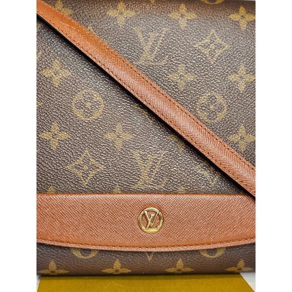 Louis Vuitton Monogram Bordeaux Clutch Shoulder Bag Crossbody Brown Canvas - Picture 2 of 16